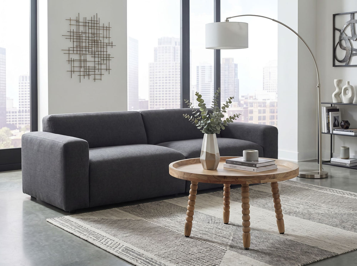 Salontafel Acacia Massief Hout 60cm Rond - Design Woonkamertafel