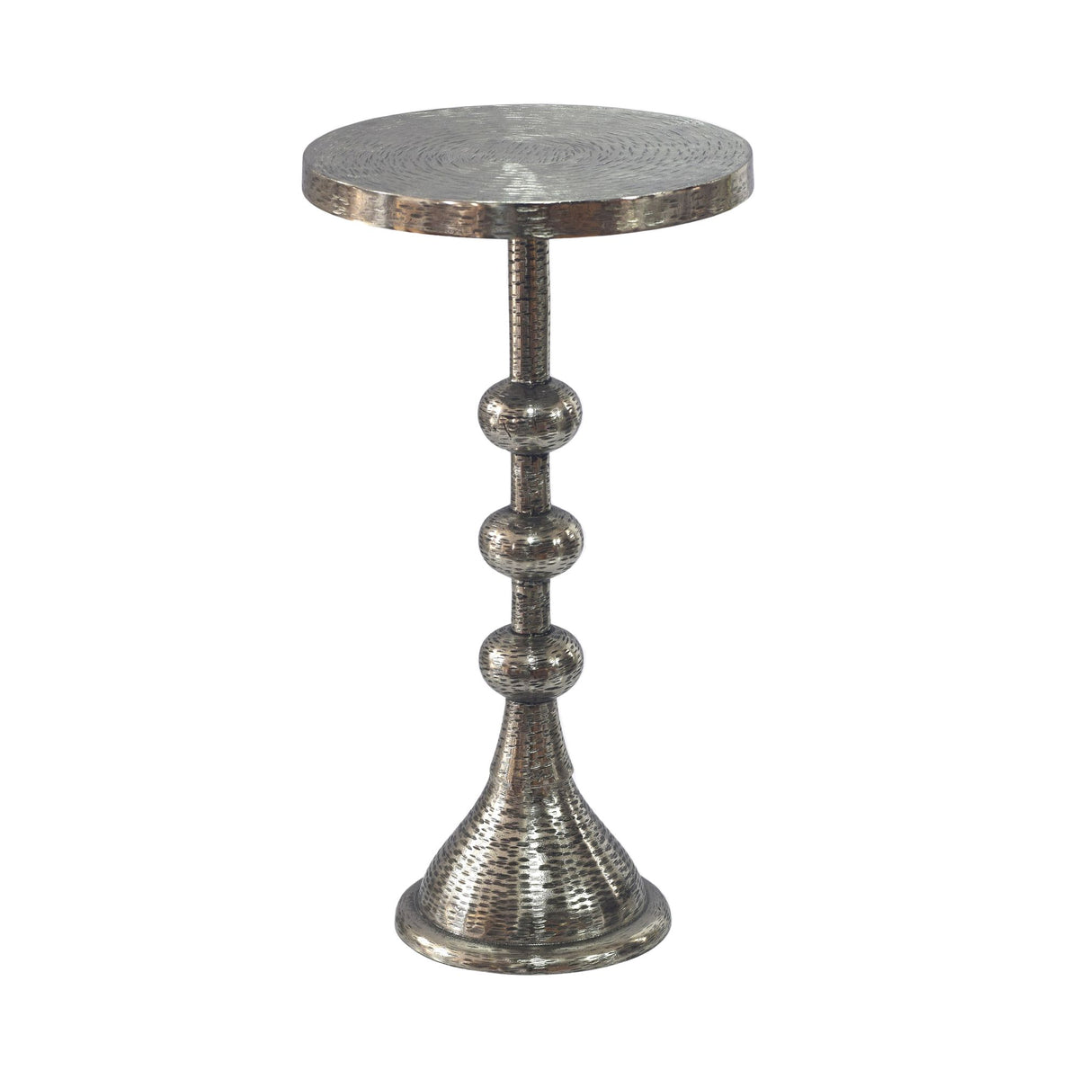 Bijzettafel Aluminium Zilver 30cm Ronde Aanrechttafel