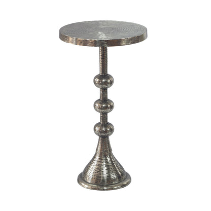 Bijzettafel Aluminium Zilver 30cm Ronde Aanrechttafel