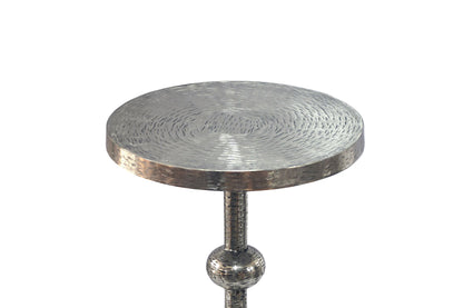 Bijzettafel Aluminium Zilver 30cm Ronde Aanrechttafel