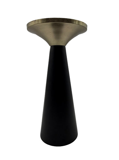 Bijzettafel IJzer & Marmer Tafelblad 28cm rond - Kleine