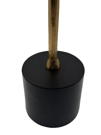 Bijzettafel Aluminium 49cm Op-Art-Patroon - Kleine ronde