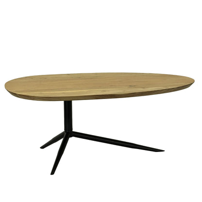 Salontafel Acacia Massiefhout ovaal 87cm · Ovale Design