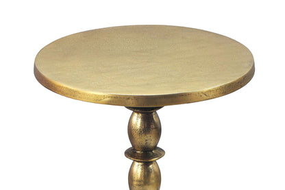 Bijzettafel Goud 40cm Aluminium Ronde Tafel