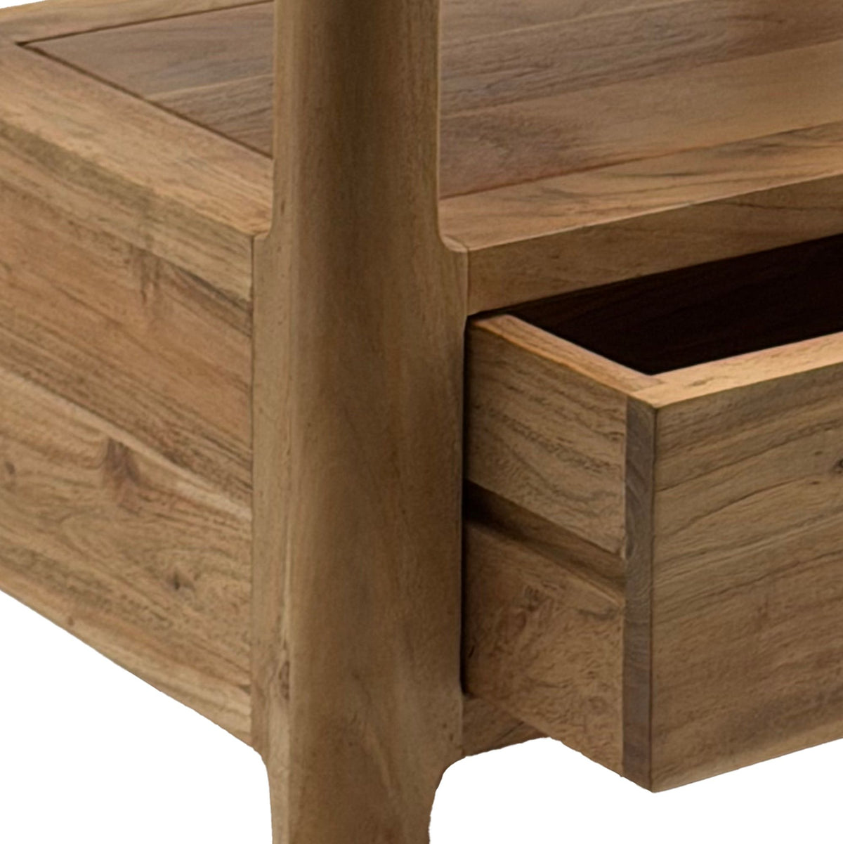 Nachtkastje Massief Acaciahout 45x35x46cm - Nachtconsole