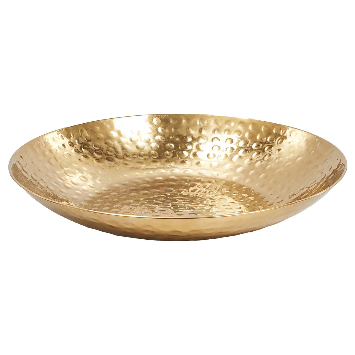Fruitschaal Rond Goud Schaal Metaal 50cm Tafeldecoratie