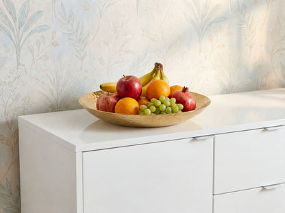 Fruitschaal Rond Goud Schaal Metaal 50cm Tafeldecoratie
