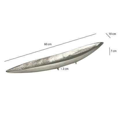 Decoratieve schaal Zilver Aluminium Schaal 60 cm -