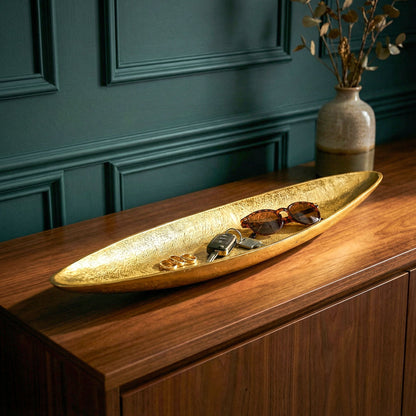 Decoratieve schaal Goud Aluminium Schaal 60 cm - Design