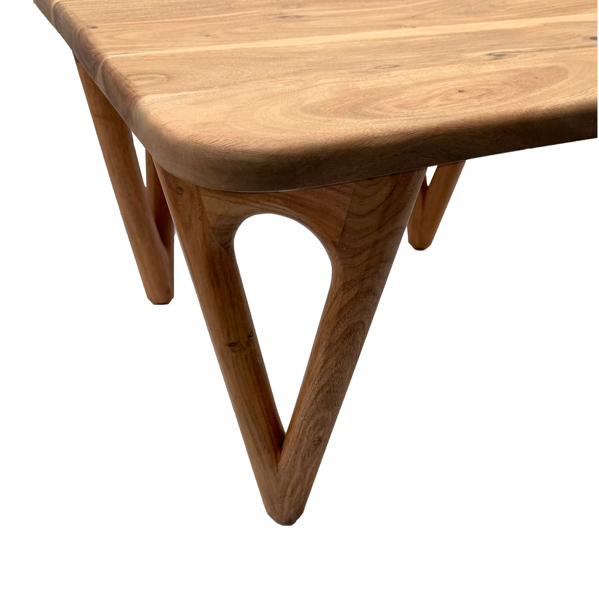 Salontafel Acacia Massief Hout 60cm - Vierkante