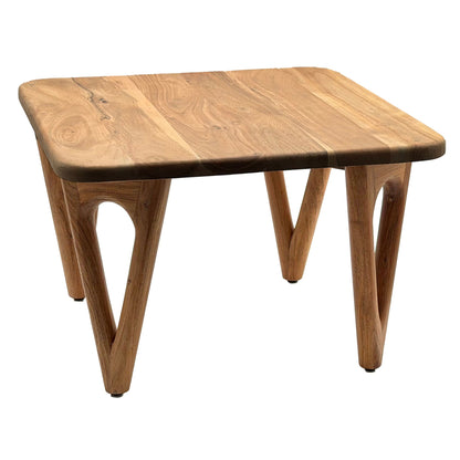 Salontafel Acacia Massief Hout 60cm - Vierkante