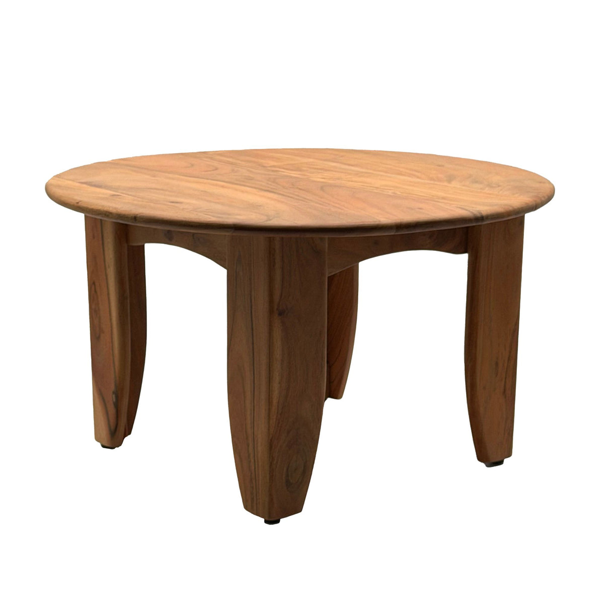 Salontafel Rond 60cm Woonkamertafel Acacia Massief Hout
