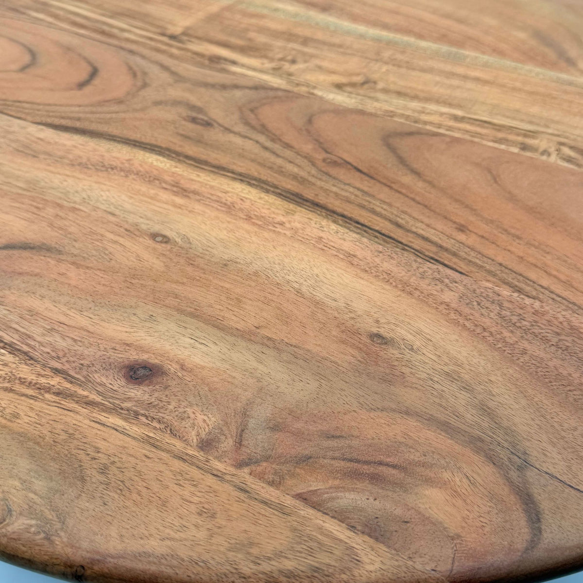 Salontafel Rond 60cm Woonkamertafel Acacia Massief Hout