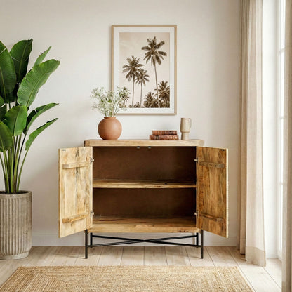 Sideboard Mango Massiefhout 91x96cm - Dressoir
