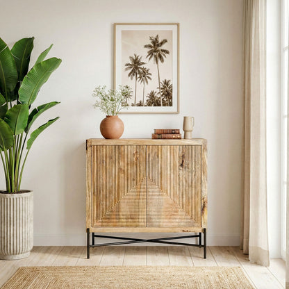 Sideboard Mango Massiefhout 91x96cm - Dressoir