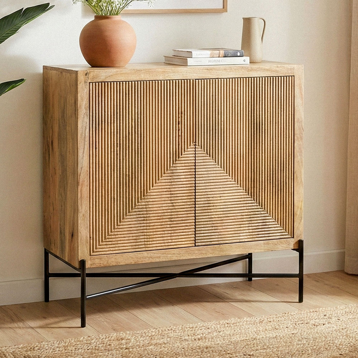 Sideboard Mango Massiefhout 91x96cm - Dressoir