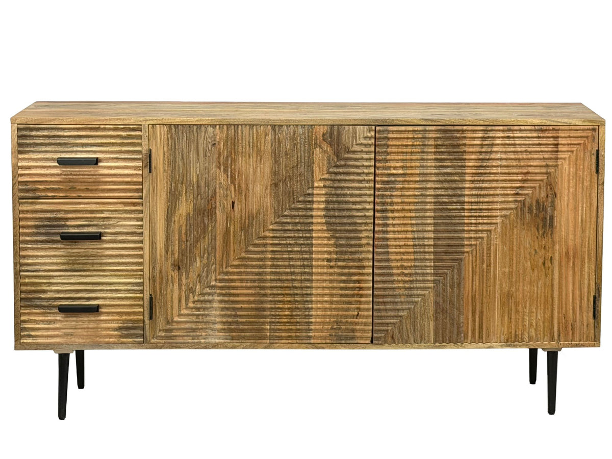 Dressoir Mango Massiefhout 160cm - Commode met 2 deuren