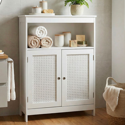 Badkamerkast 80 x 60 x 28 cm Wit - Smalle badkamerkast