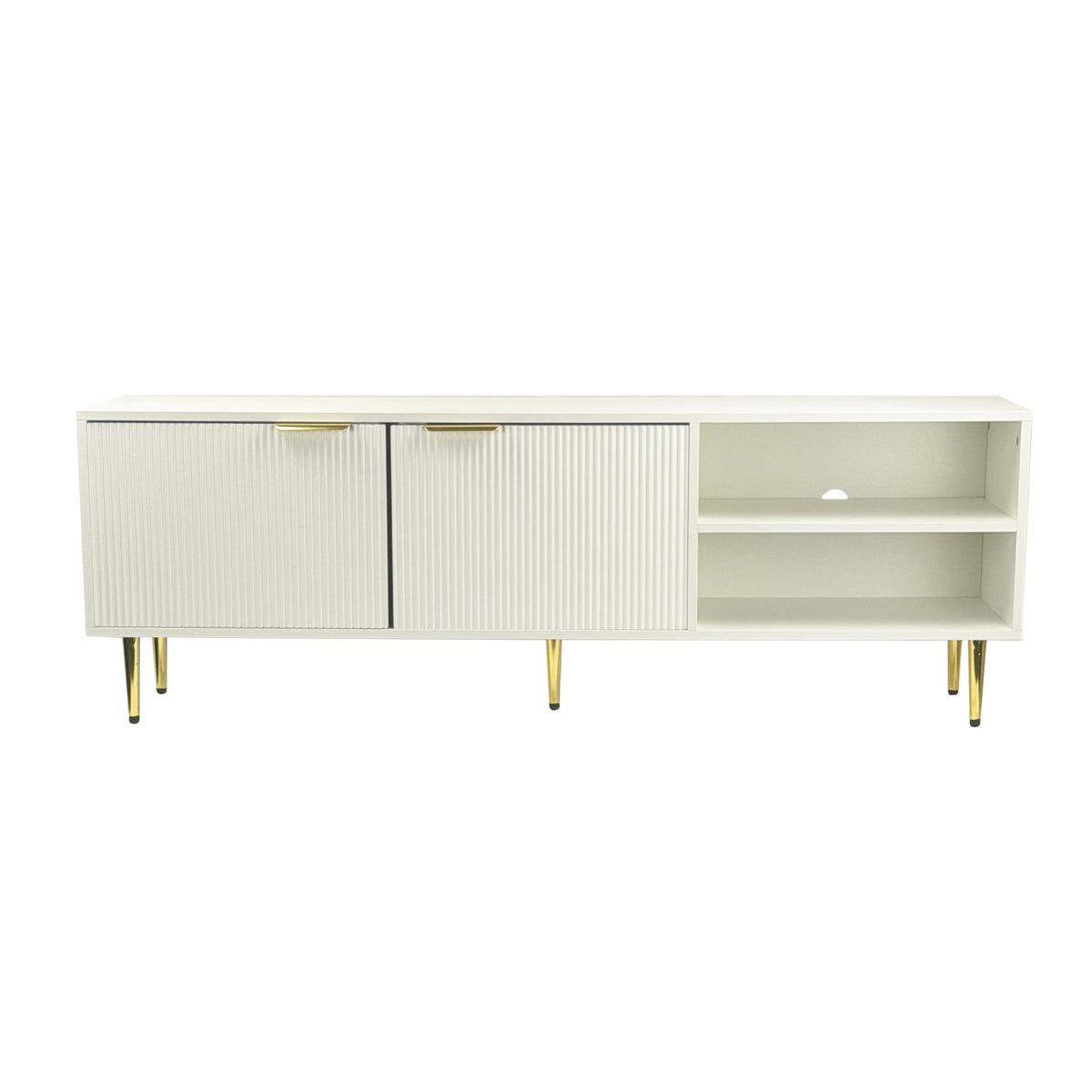 Lowboard TV Meubel Wit 150cm - TV Dressoir