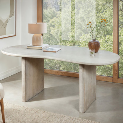 Bureau 180x90x75 cm Mango Massief Houten Computerbureau