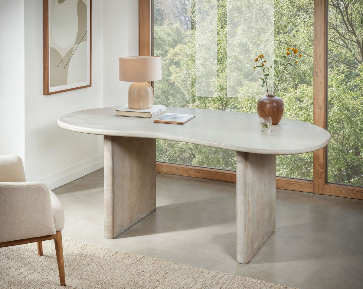 Bureau 180x90x75 cm Mango Massief Houten Computerbureau