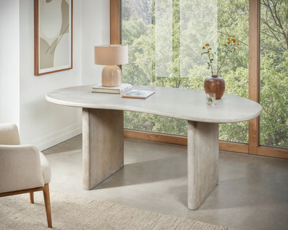 Bureau 180x90x75 cm Mango Massief Houten Computerbureau