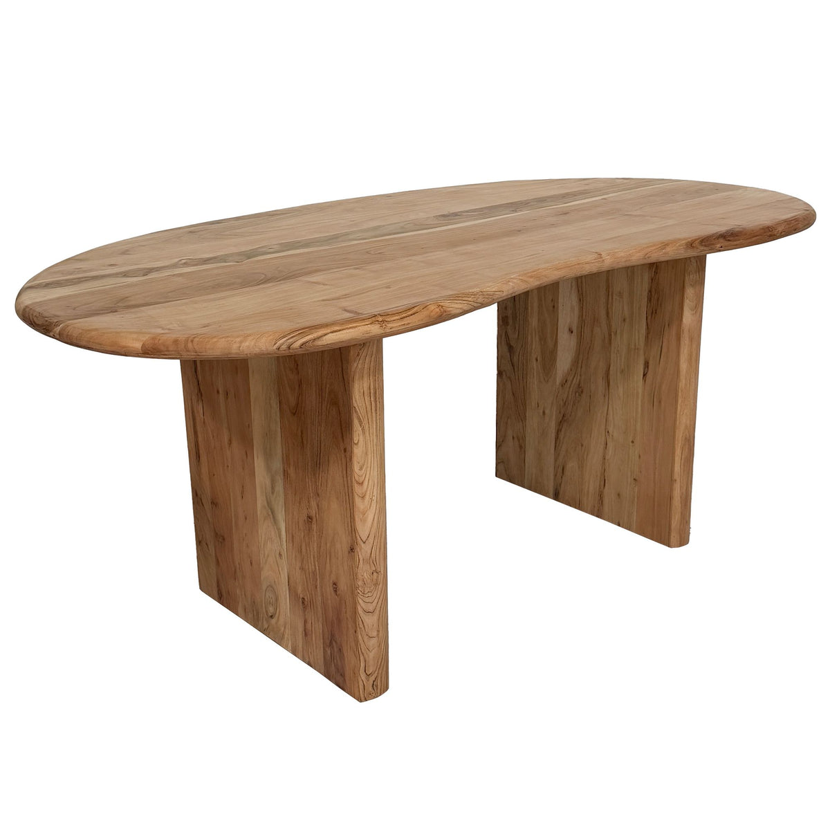 Bureau 180x90x76 cm Acacia Massief Hout Computertafel Retro
