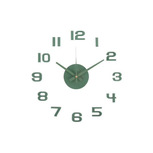 Wandklok DIY zonsondergangnummers