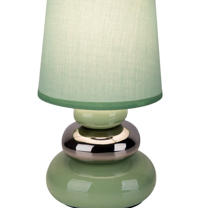 Keramische tafellamp "Stoney" Mint - Klassiek - Tabel Lay - - Mint - E14 - Geen informatie