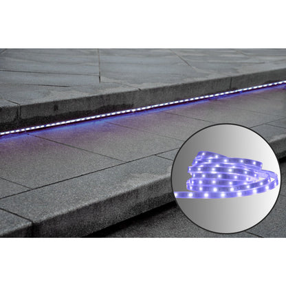 De LED "Stripe" buiten 1000 cm, 36 watt, warm wit, met kleurwisselaar, dimbaar, inclusief afstandsbediening en accessoires