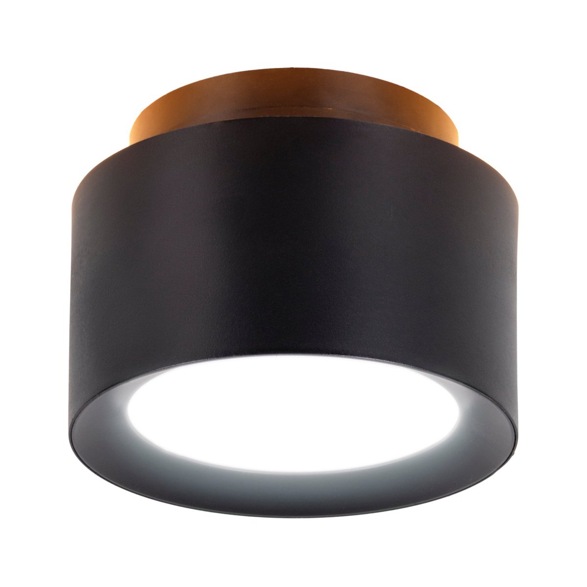 LED Spot D: 14 cm zwarte "Trimes"