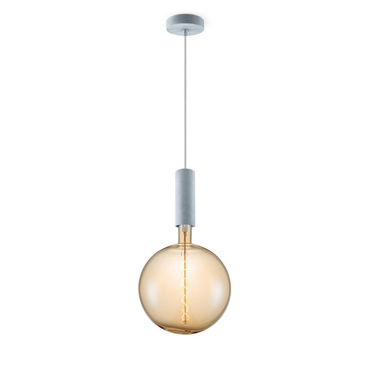 Home Sweet Home hanglamp beton Saga Globe - - dimbaar E27 amber