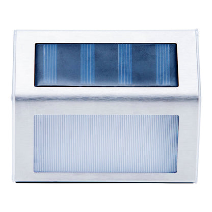 4 Set LED LED Solar Outer Light, voor buiten, wandlamp-metaal en plastic in stalen blank, met geïntegreerde LED