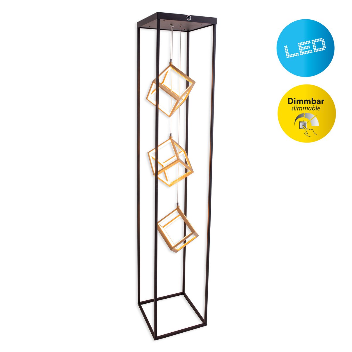 LED vloerlamp h: 140cm "Tripoli"