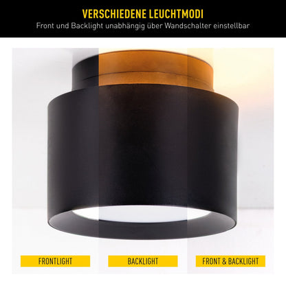 LED Spot D: 11,5 cm Schwarz "Trimes"