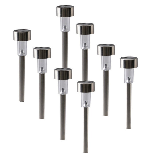LED-SOLAR-EERDSPIEß "Edda" 8er set
