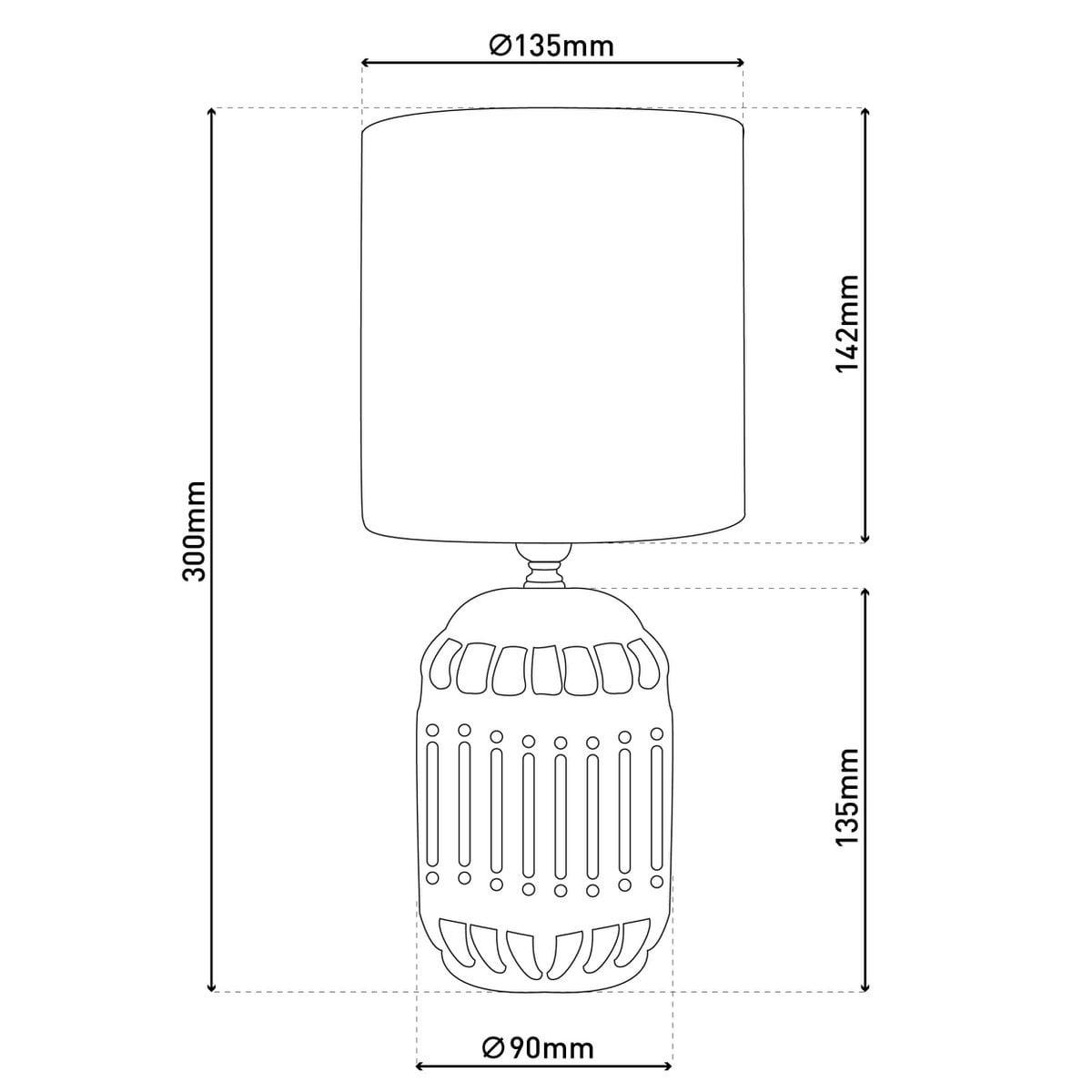 Keramische tafellamp "Erida", tafellamp gemaakt van keramiek, geel, met E14 -versie, voor eetkamer, woonkamer, gang of kantoor, tafellampen binnen