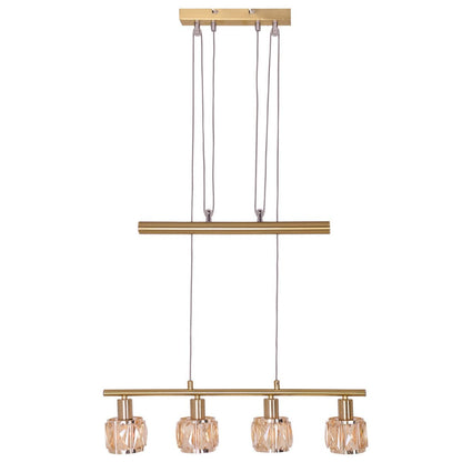 LED balanceerpendellamp "Josefa" E14 kooldraad