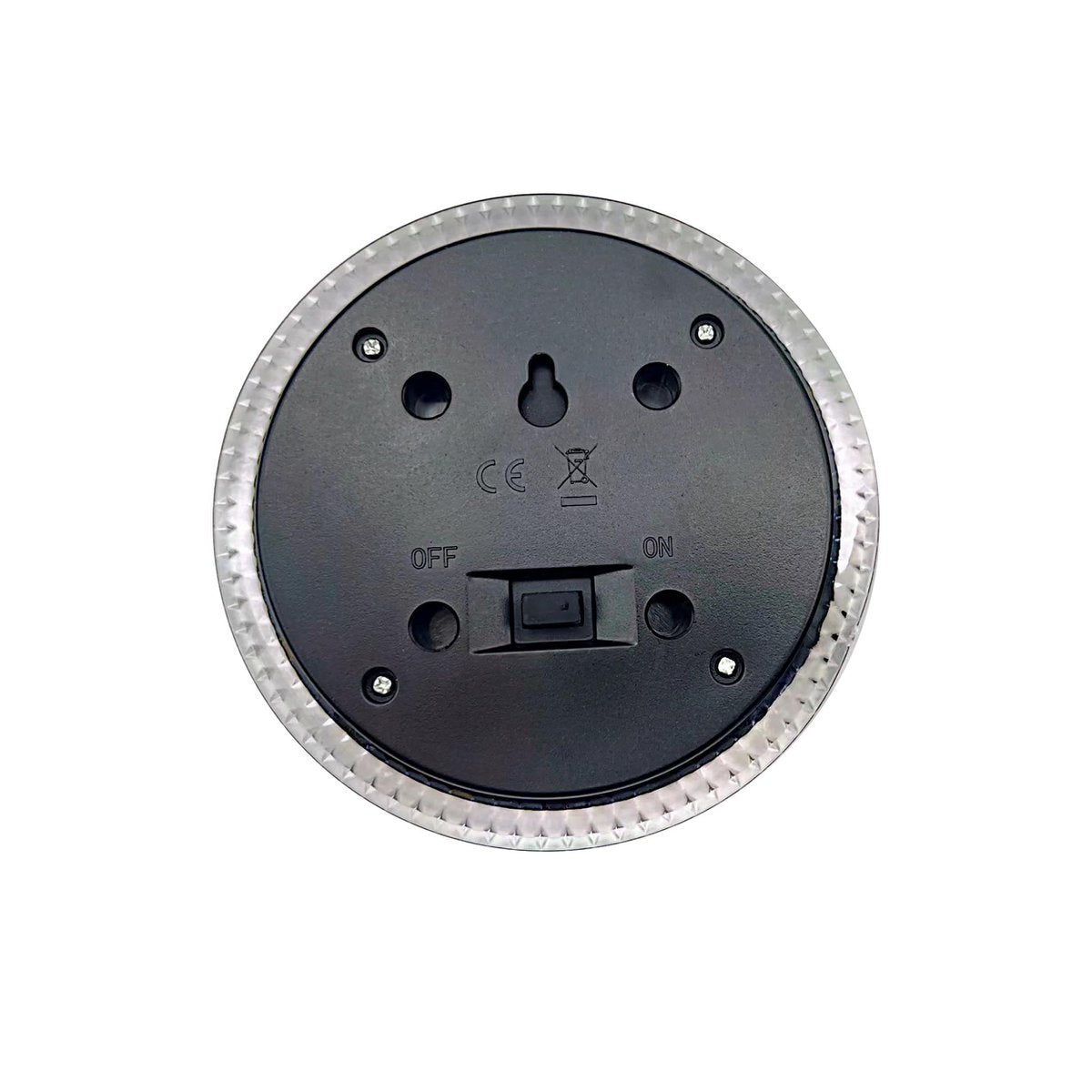 6 Set Solar-Boden-Sprießleucht Ø ca. 11,2 cm, zwart plastic, schemeringsensor, voor toegang, terras en paden