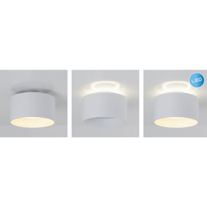 LED spot "Trios" d: 14cm wit