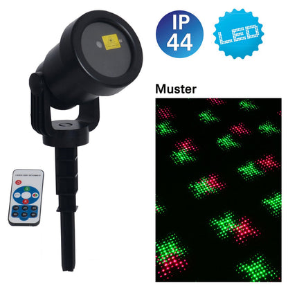 Laser buiten spion met projector, spies gemaakt van plastic, kleurrijk, met geïntegreerde LED, spotlight voor buiten