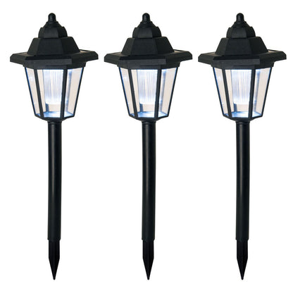 3 Set LED LED Solar-Eerspieß/Wall Light 2-in-1