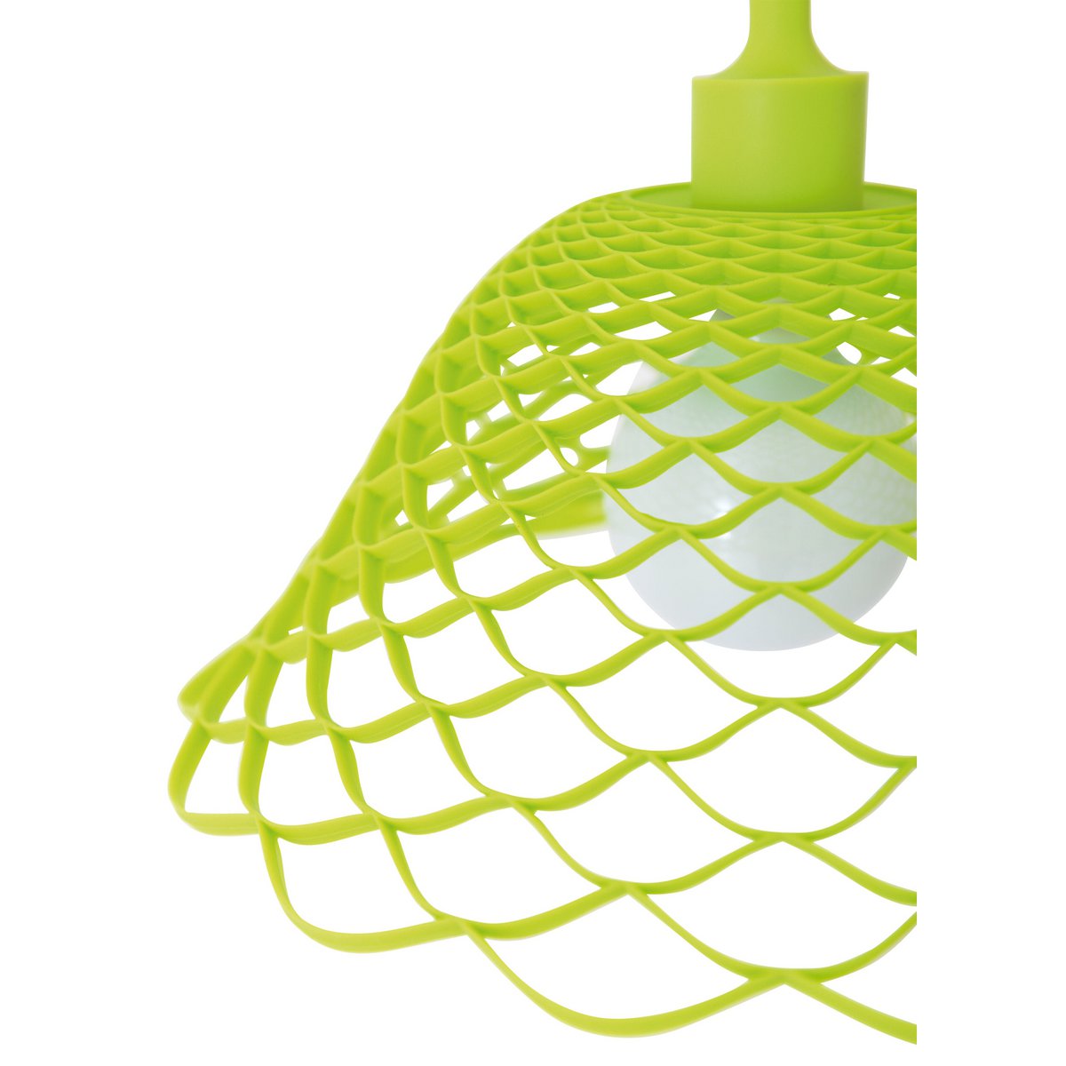 Siliconen hanglamp "cera" in groen