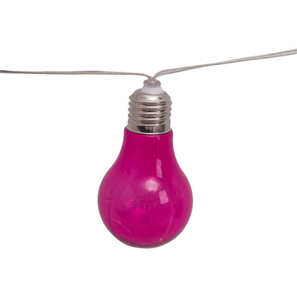 Kleurrijke 10-LED solar buitenlichtketting