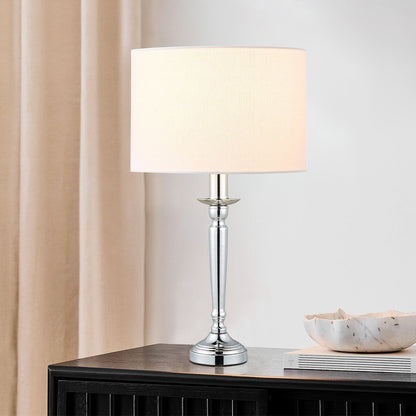 Home Sweet Home Baroc Zilveren Tafellampvoet voor E27 LED-lichtbron