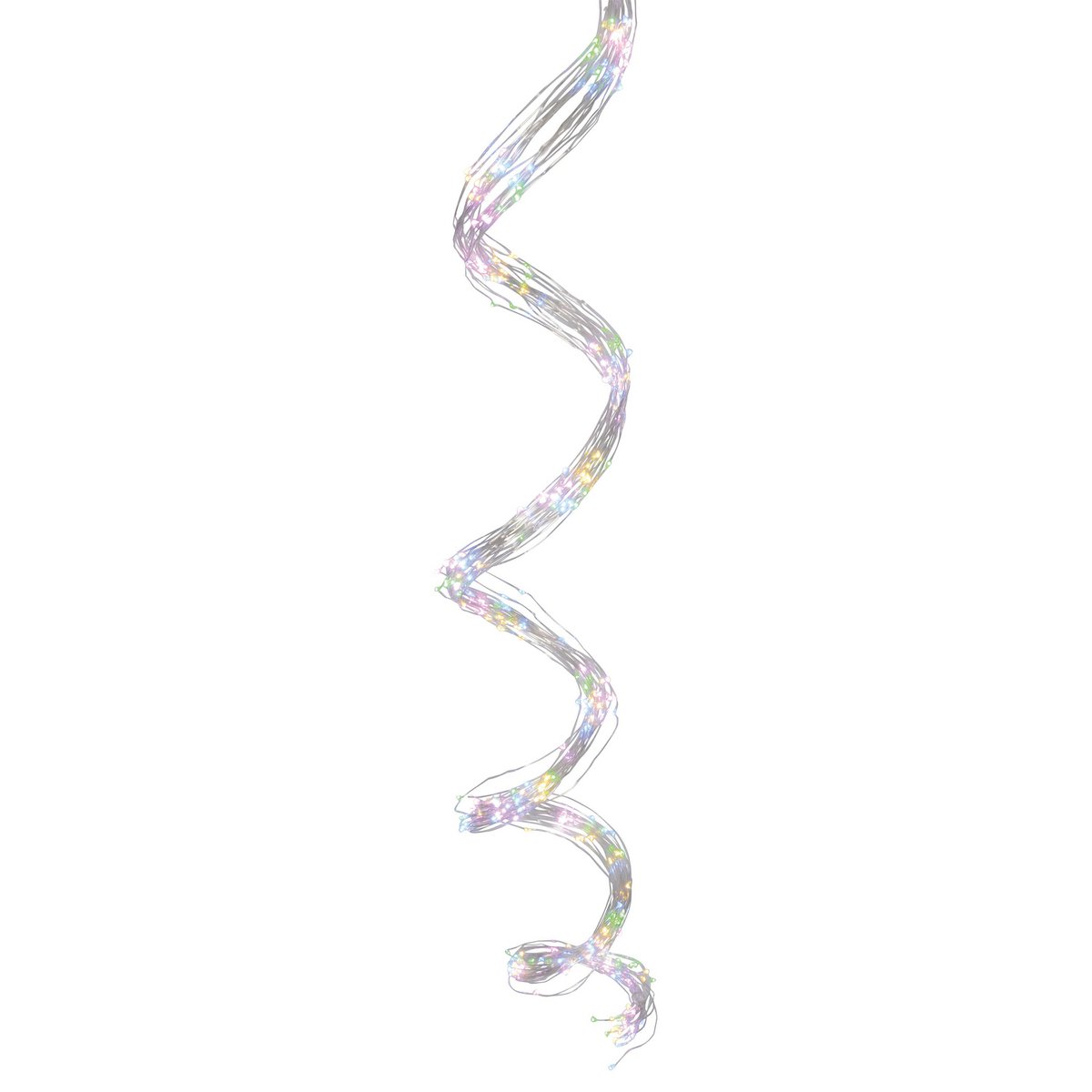 De decoratieve lichte keten "Schweif" 600 RGB LED, 2,5 meter lang