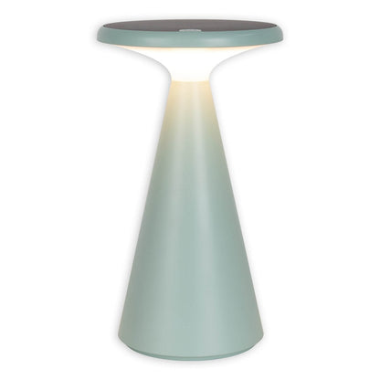 Zonne -batterijtafellamp "Palu" voor buiten en binnen, gemaakt van plastic in groen, 20 cm hoog