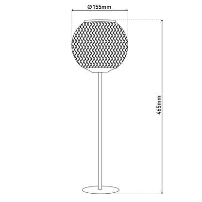 LED ZONNELIJKE LICHT "Geli", buitendecoratie gemaakt van metaal en plastic in het zwart, met stevig gebouwd -in LED