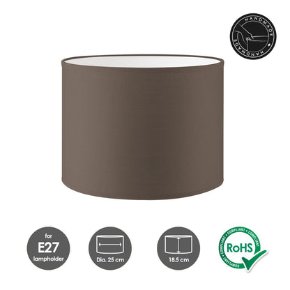 Home Sweet Home Lampenkap Bling taupe - B:25xD:25xH:19cm