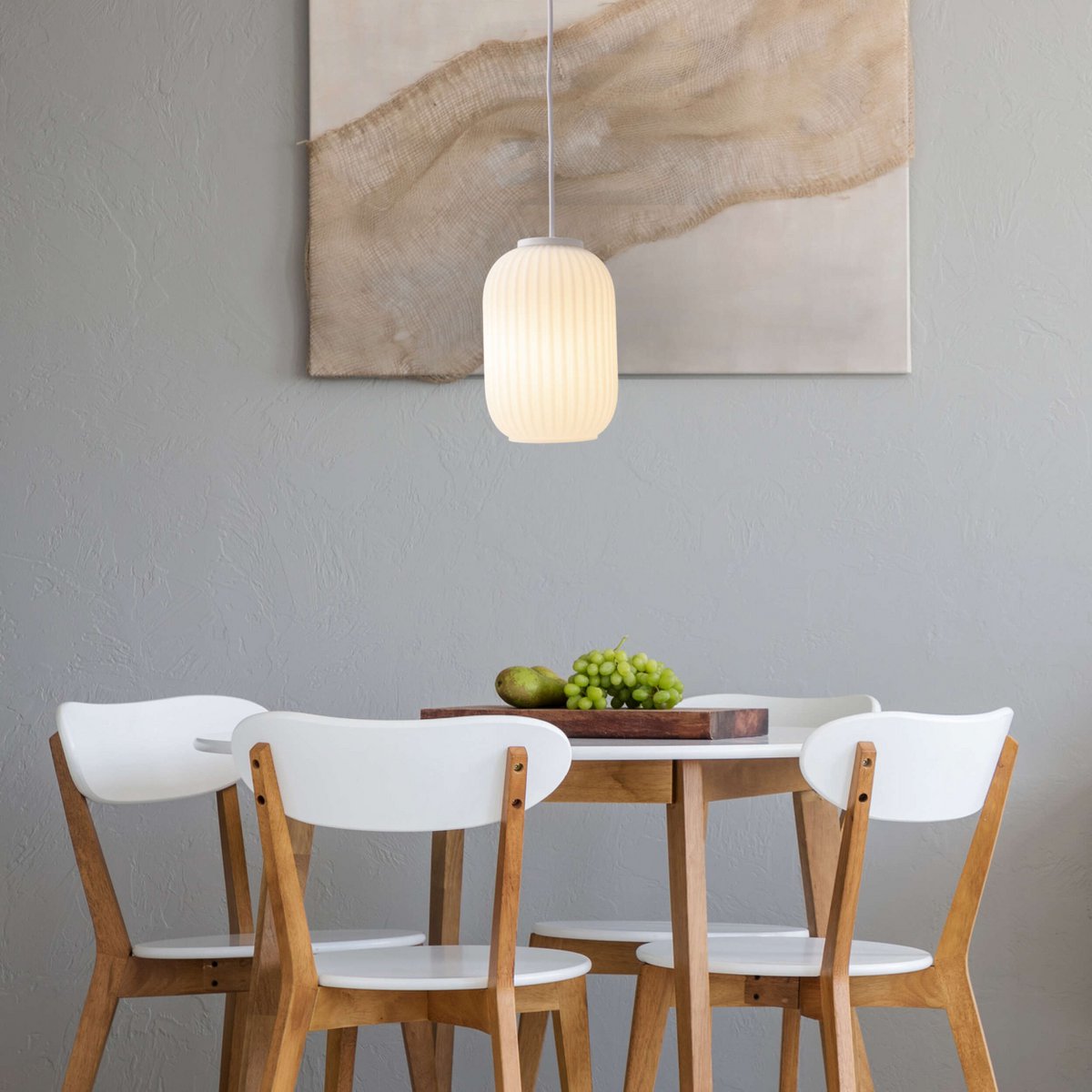 Hanger lamp "Genève" E27 White